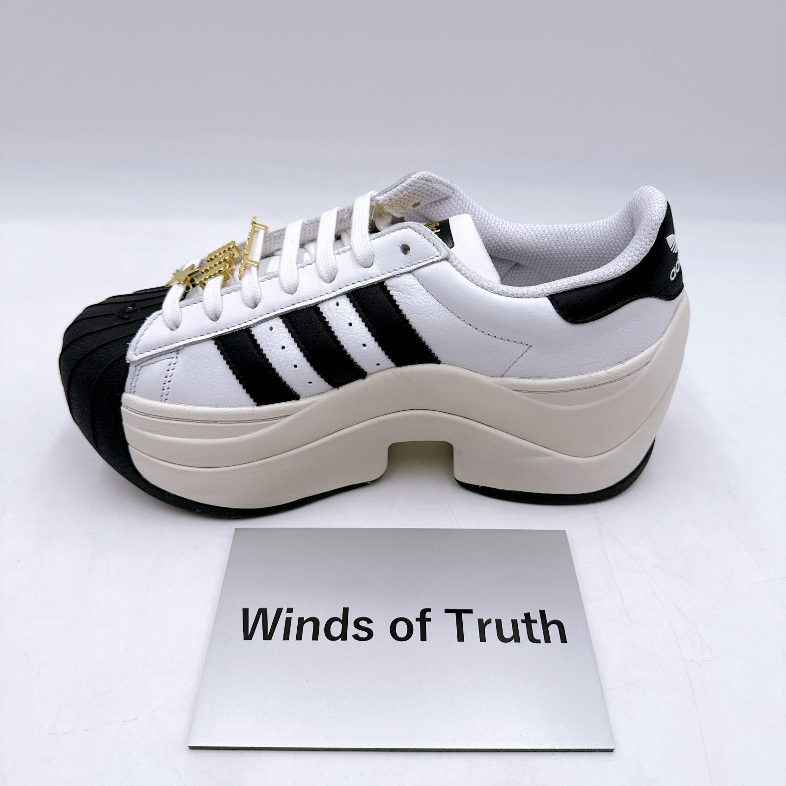 adidas Originals SUPERSTAR BOLD JR9895 OPV36 Thick Soled Shoes Women’s US 5-11
