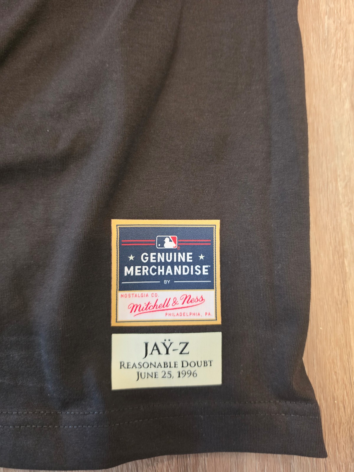 Jay-Z Reasonable Doubt Yankees Tee Size L or XL Mitchell & Ness Authentic NWT
