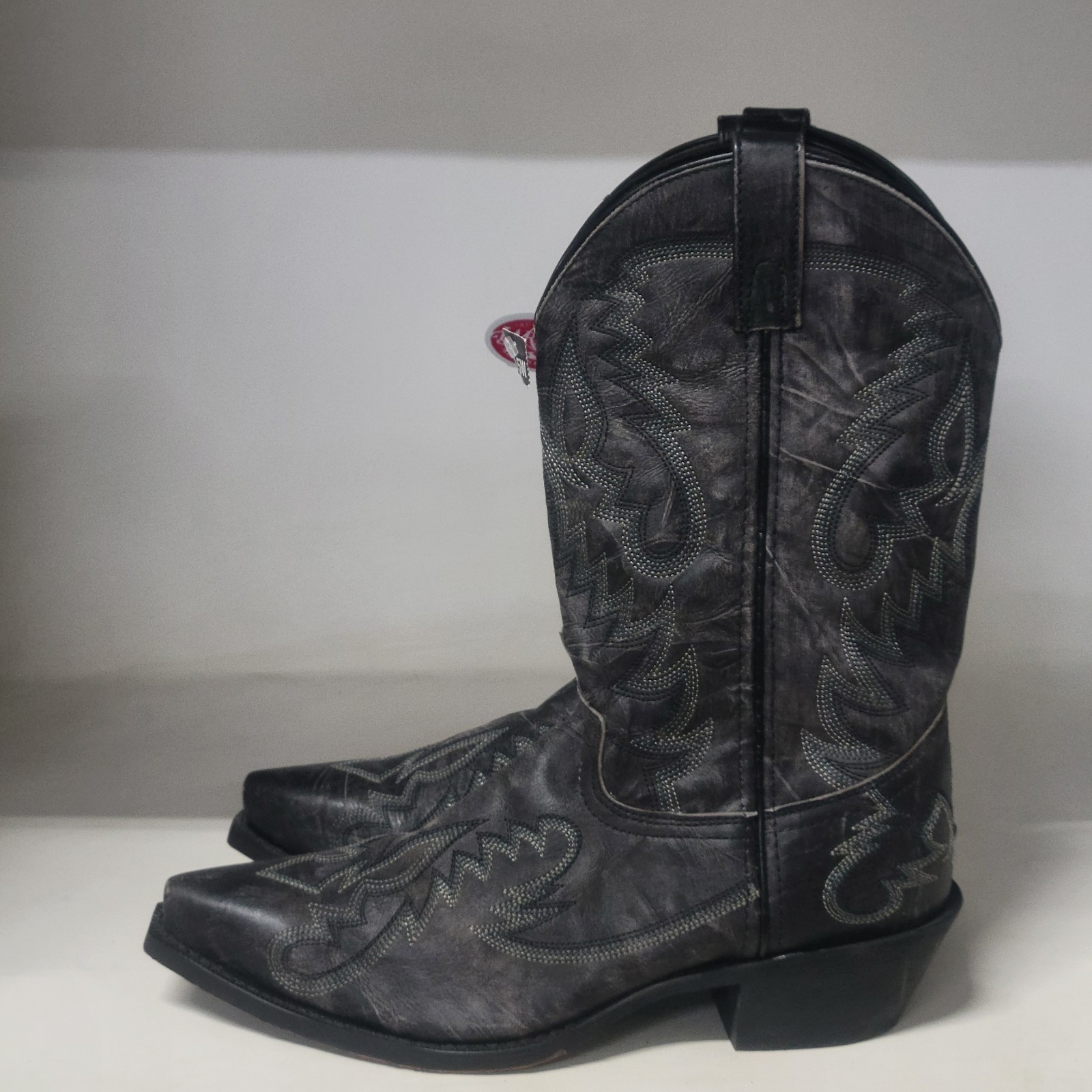 Laredo Mens Garrett Western Boot Black (LEFT 9.5EW / RIGHT 9.5D)