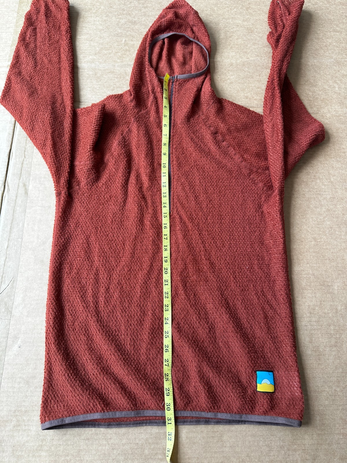 Senchi Designs Men’s Sienna Half Zip Hoodie, Size L (Repaired)