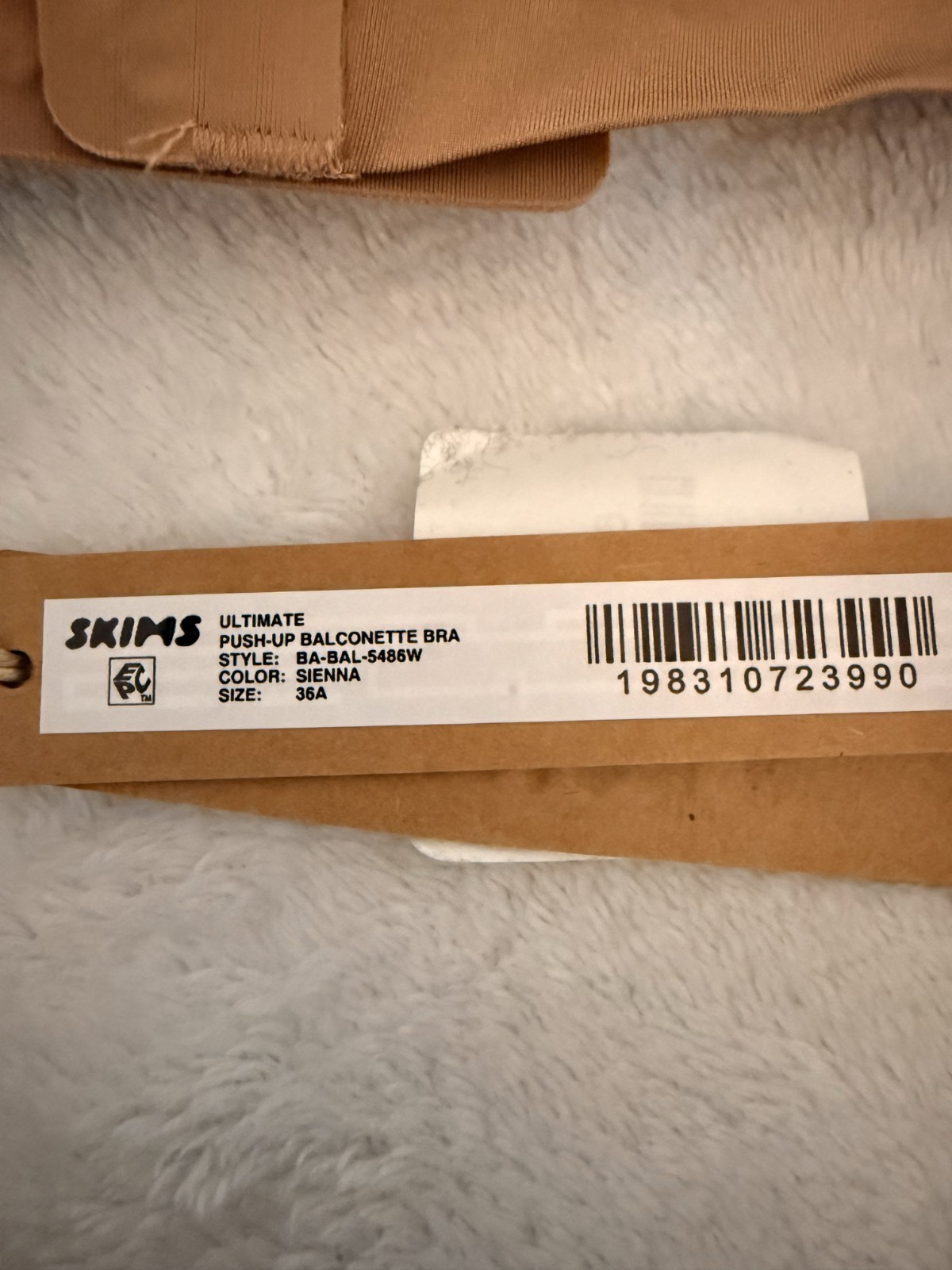 NWT – Skims Ultimate Push Up Balconette Bra BA-BAL-5486W