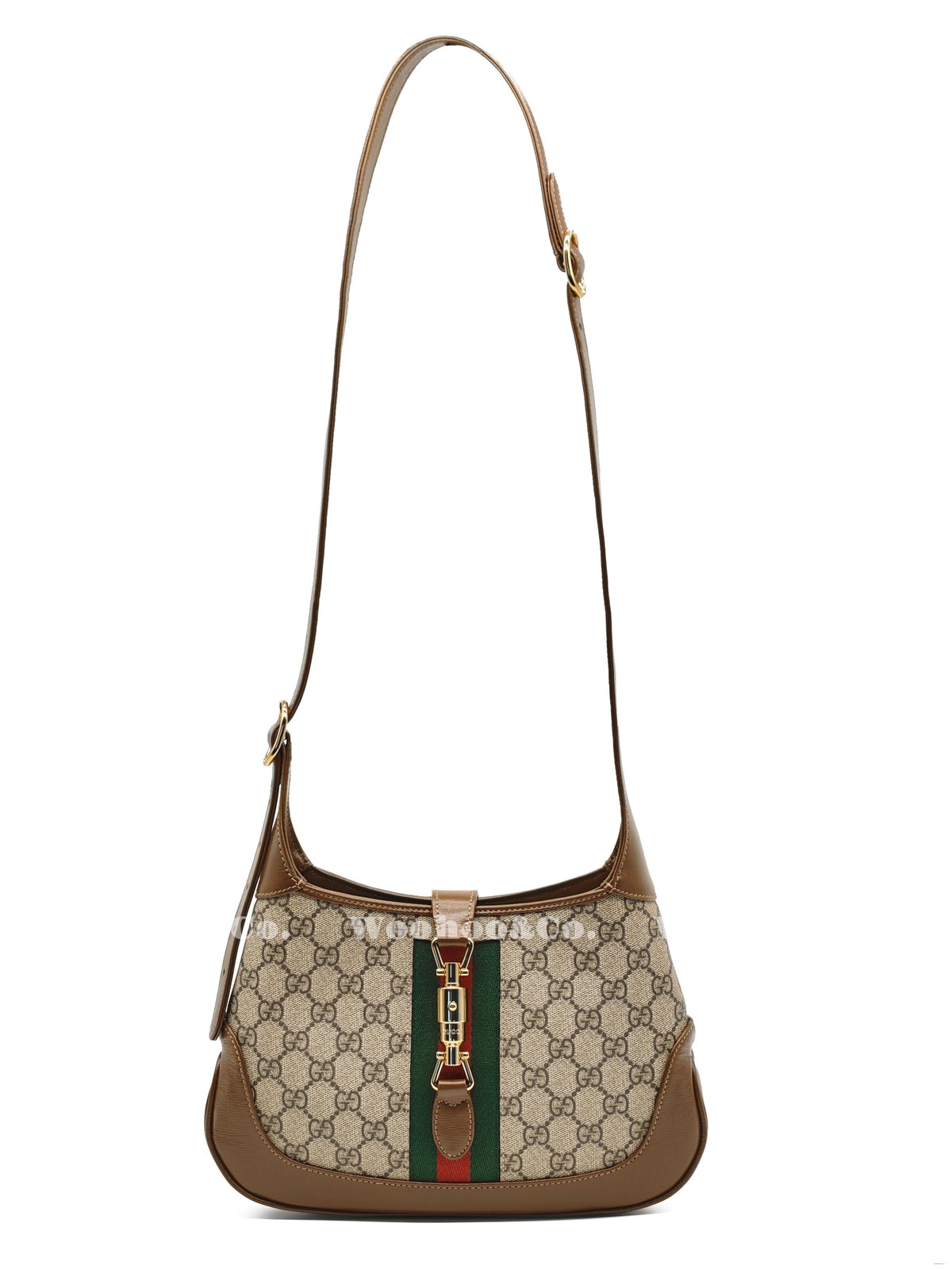 Gucci Jackie 1961 Half Moon Underarm Bag Canvas Bag Small Women’s 11×1.7×7.4 in