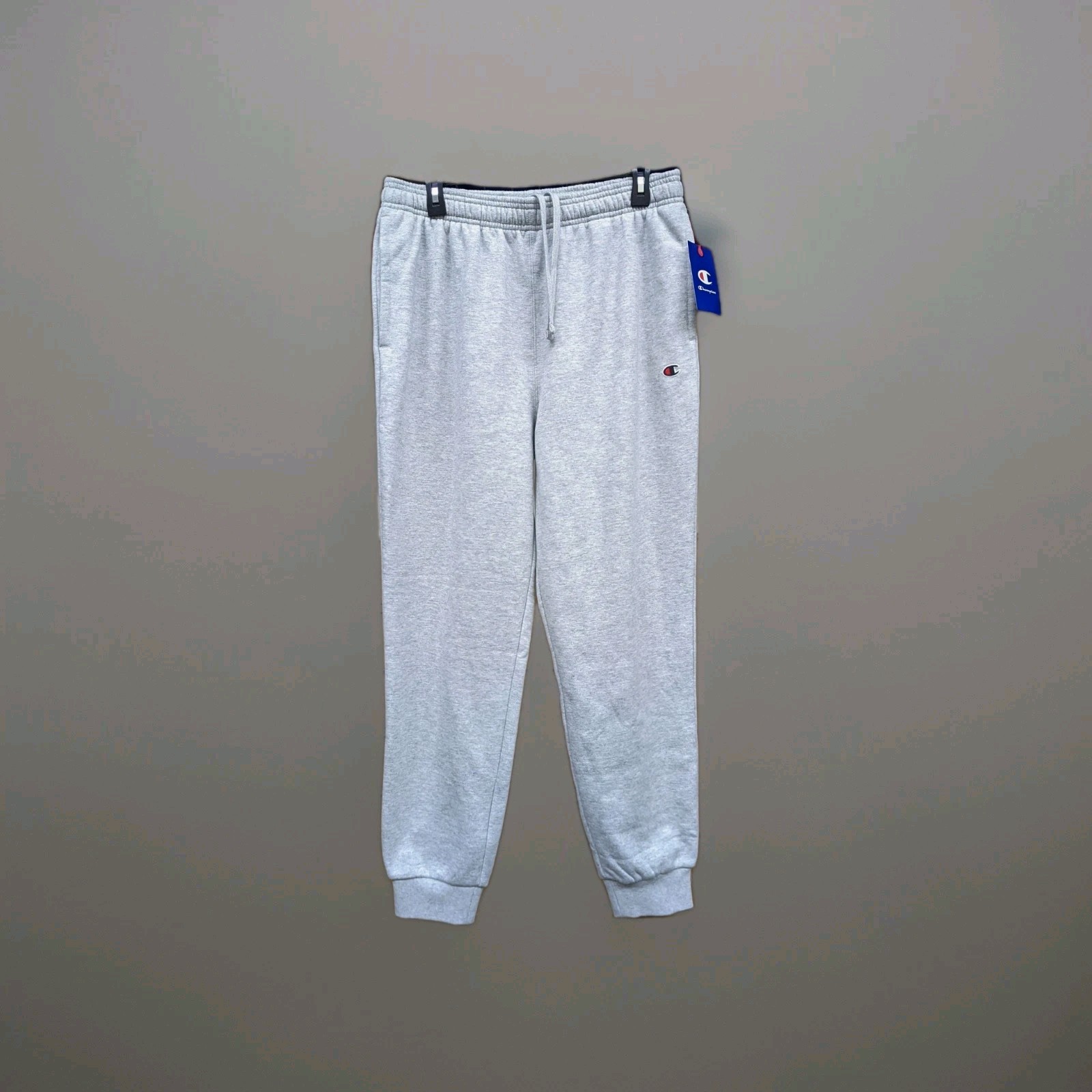 Champion Powerblend Jogger Heather Grey Sweatpants Men Medium NWT Manhattan Mist