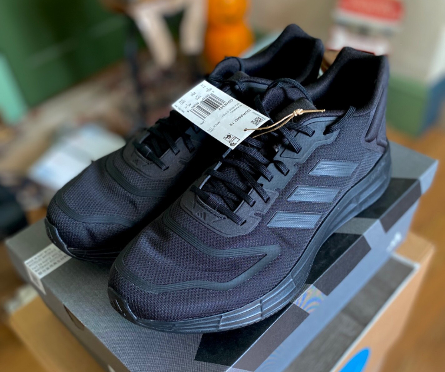 Adidas Duramo 10 Men’s Athletic Running Jogging Trainers Shoes GW8342 Black 11