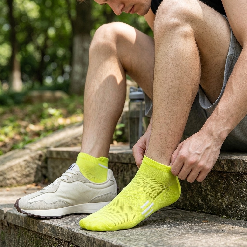 5Pairs Breathable No Show Socks Anti-Odor Low Cut Athletic for Men Women