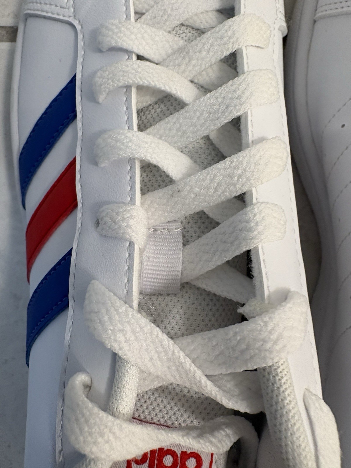 Men’s Adidas Grand Court Base White Leather Sneakers (9.5)