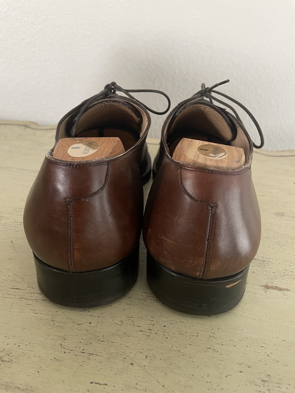 TO BOOT NEW YORK Hand Made in Italy Brown Derby in Italian Calf Size 12 1/2