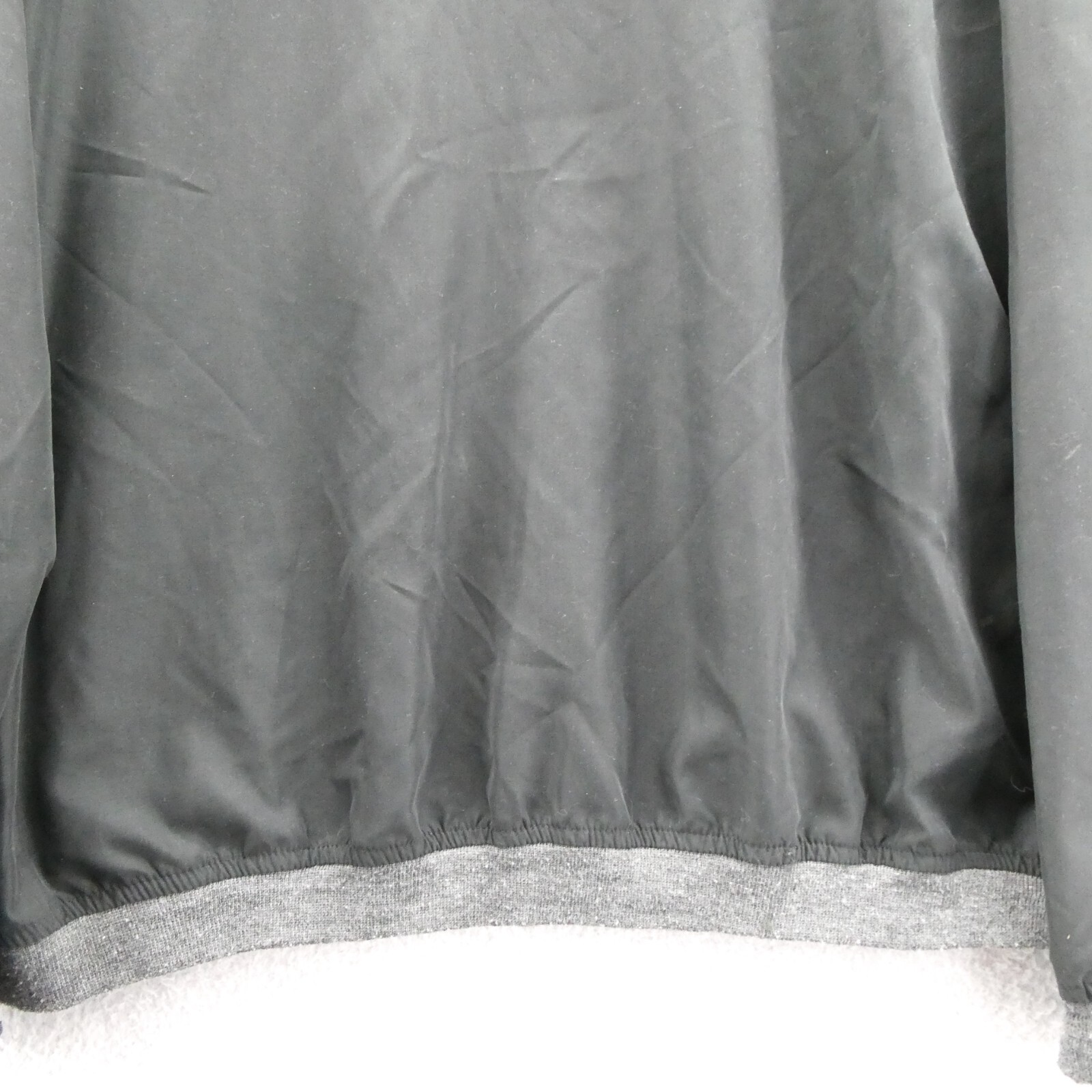 Ashworth Windbreaker Medium Mens Black V-Neck Greystone Golf Course USA Vintage