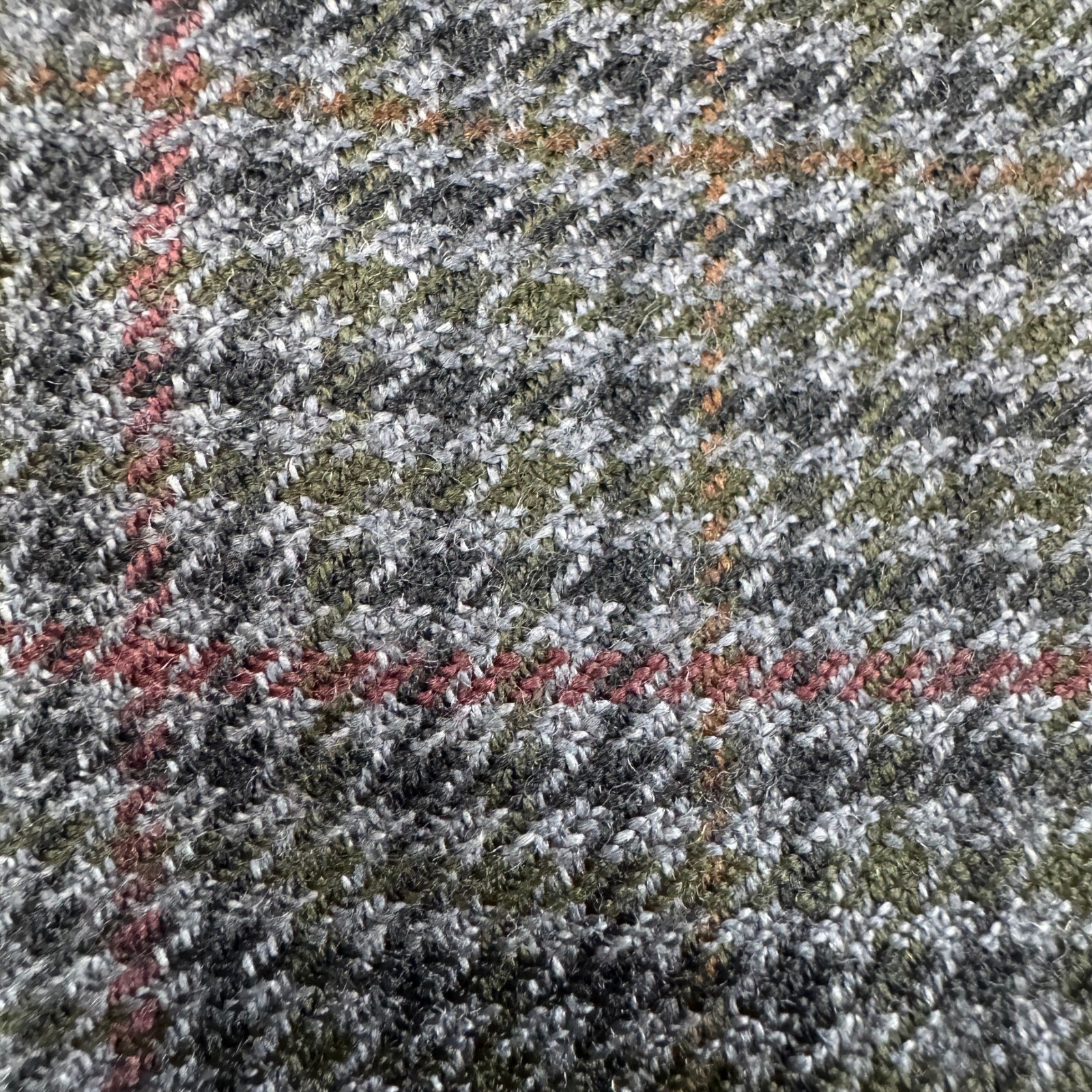 Brooks Brothers Wool Blazer Mens 46R Grey Houndstooth 1818 Madison Sport Coat