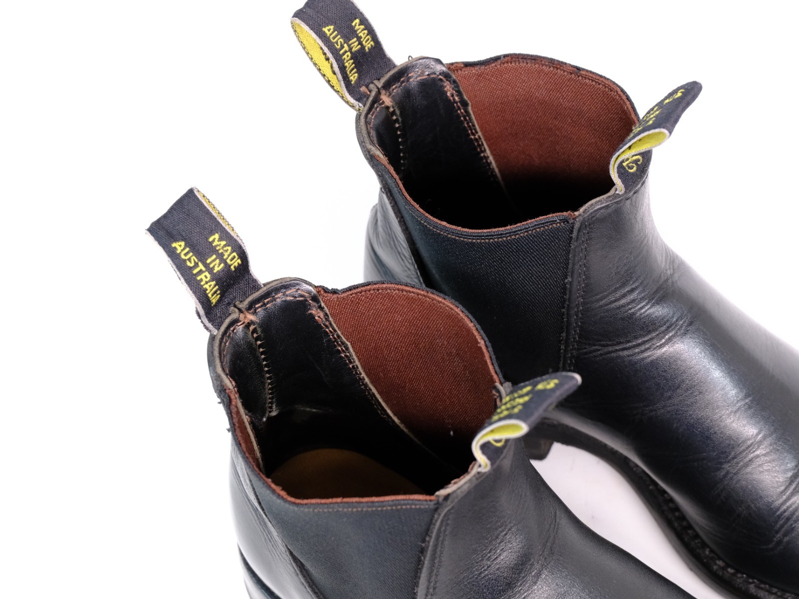RM Williams Comfort Craftsman Black Leather Chelsea Boots EU 36 / UK 3.5 / US 6