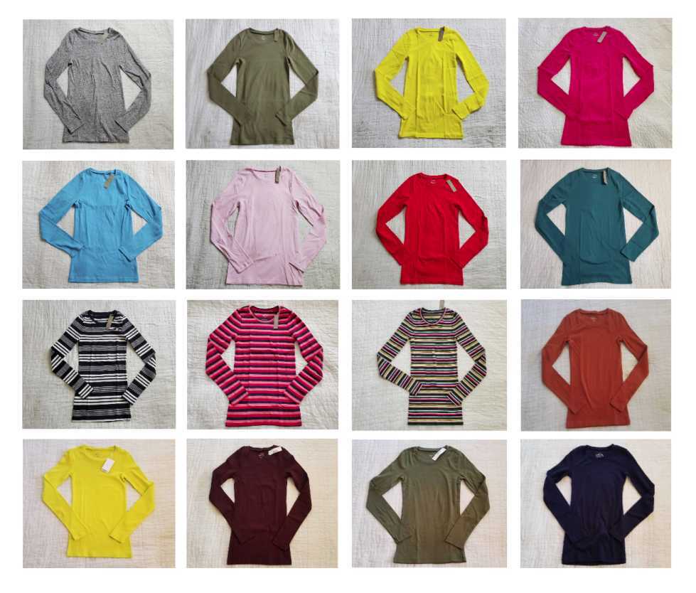 NEW WOMENS XXS XS S M L XL XXL 2X 3X J CREW PERFECT FIT LONG SLEEVE T-SHIRT
