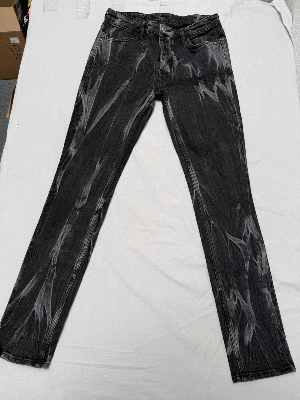 Ksubi Van Winkle KDMFA 20861 Black Pants Cross Stitching 29