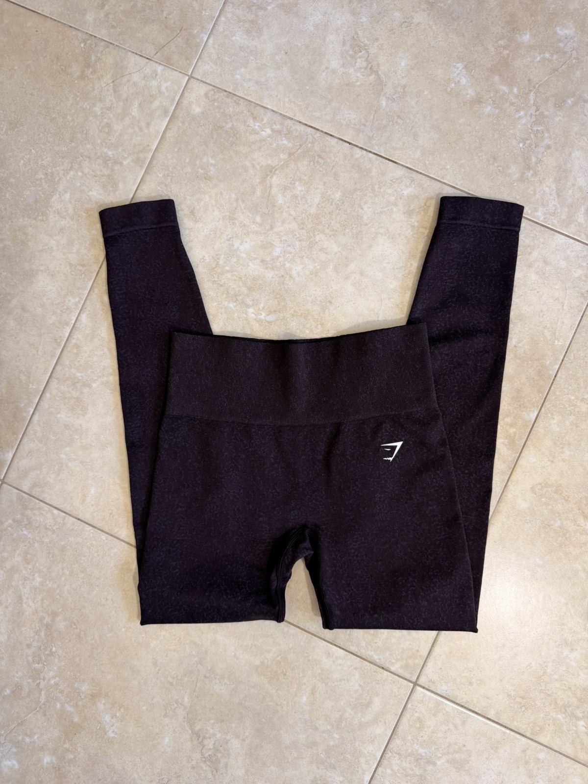 Gymshark Adapt Fleck Seamless Leggings – Size S – Plum Brown/Dewberry Purple
