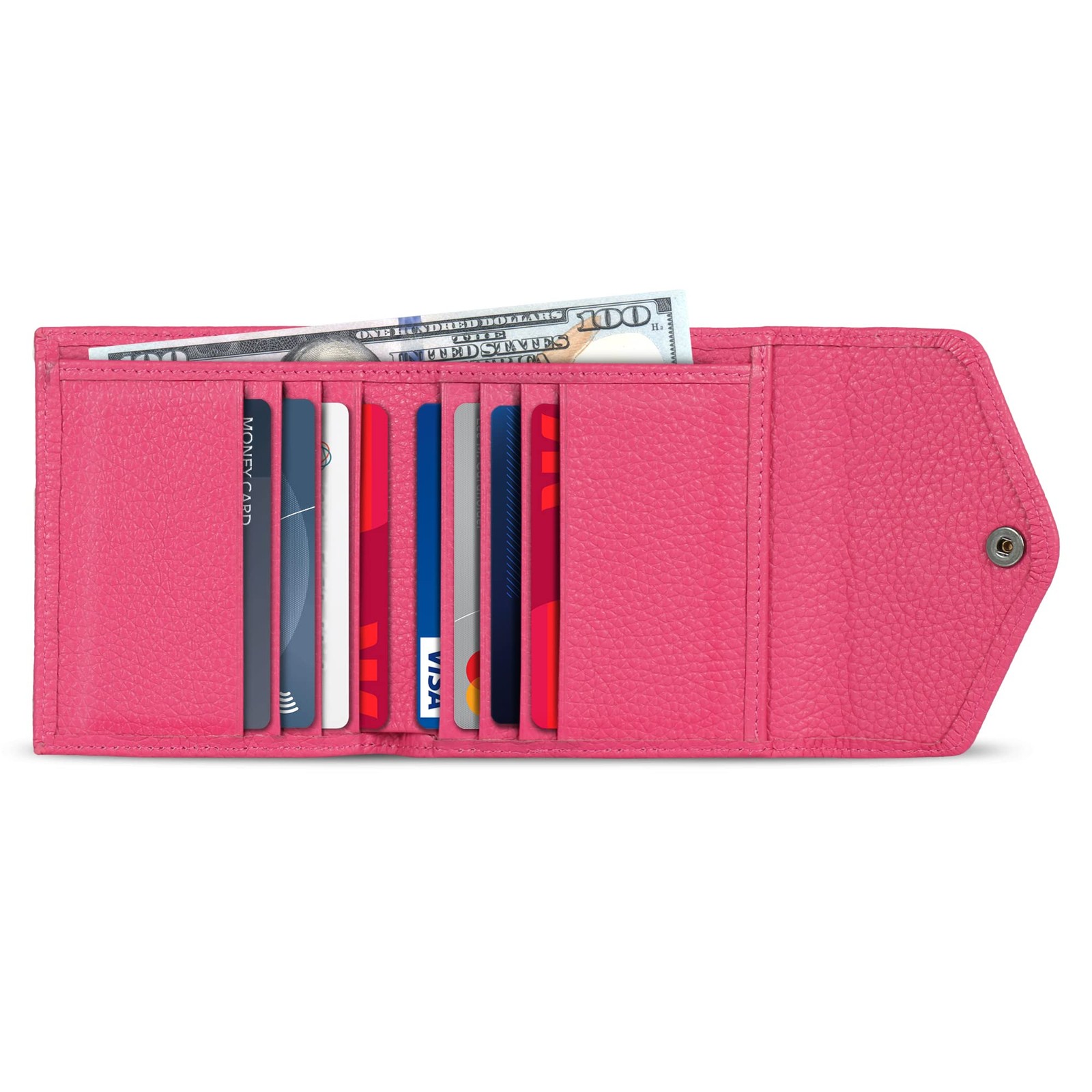 Genuine Leather Envelope Style Wallet – RFID Blocking – Unisex
