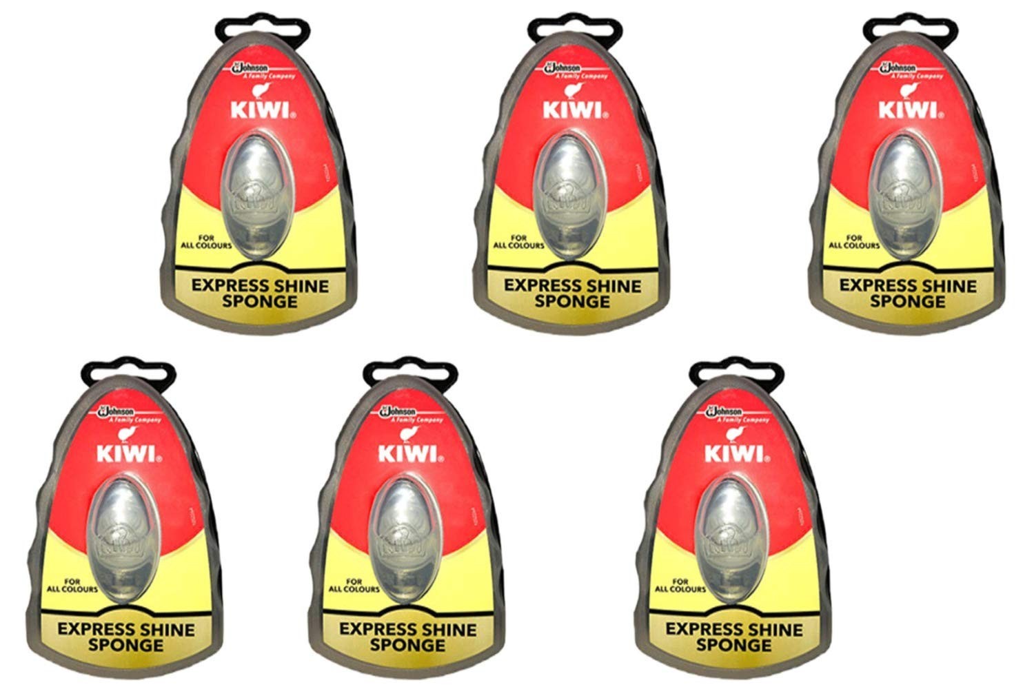Shoe Shine Sponge Pack of 6 – Neutral Color, Quick & Easy Cleaning, Travel Size