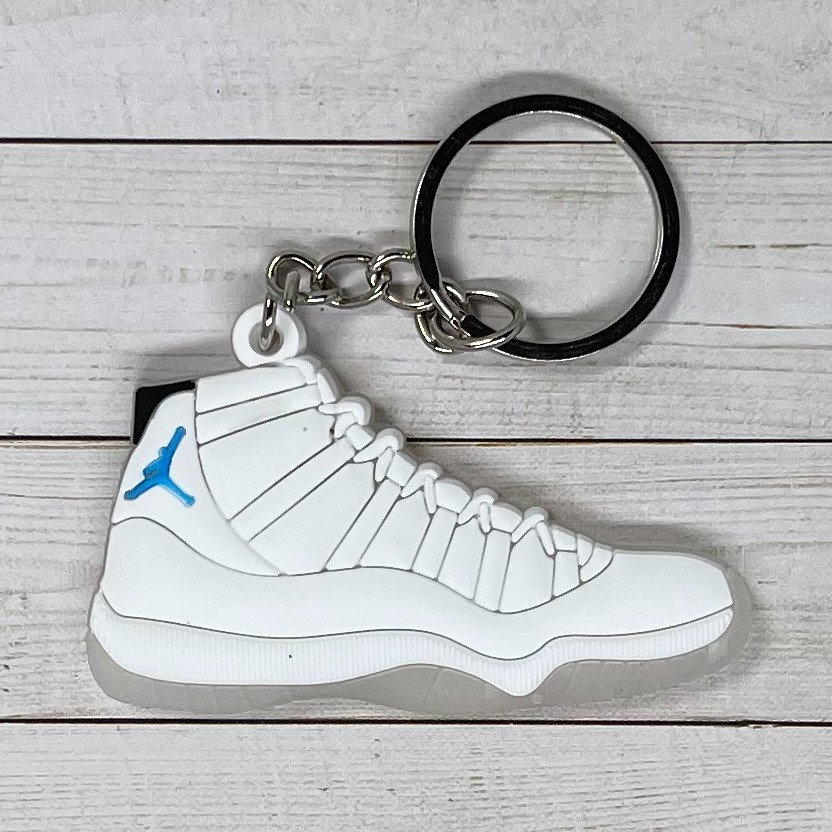 **YOU CHOOSE** Nike Jordan 11 Sneaker 2D Rubber 2″ Keychain MORE COLORS!