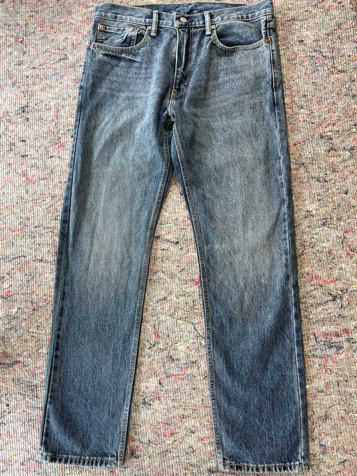 Levi’s 502 Jeans W34 L32 Blue Regular Tapered Denim Men’s Levi Strauss 34×32