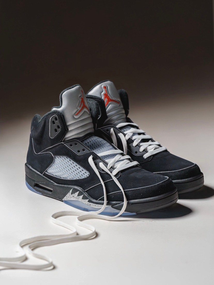 Air Jordan 5 Retro OG Black Metallic Reimagined Men’s High Top Basketball Shoes