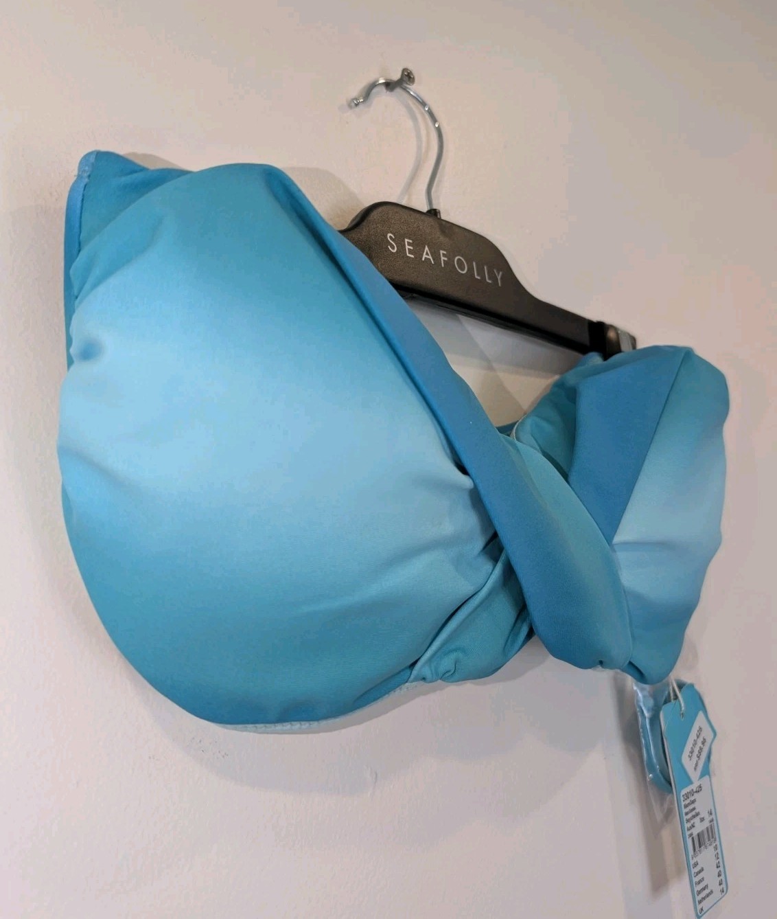 Seafolly Bikini Top Womens Ombre Seychelles Bandeau Size 14 New Tags RRP $89.95
