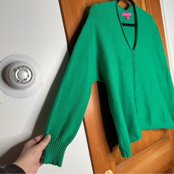 lilly pulitzer stevie dolman long sleeve v-neck sweater