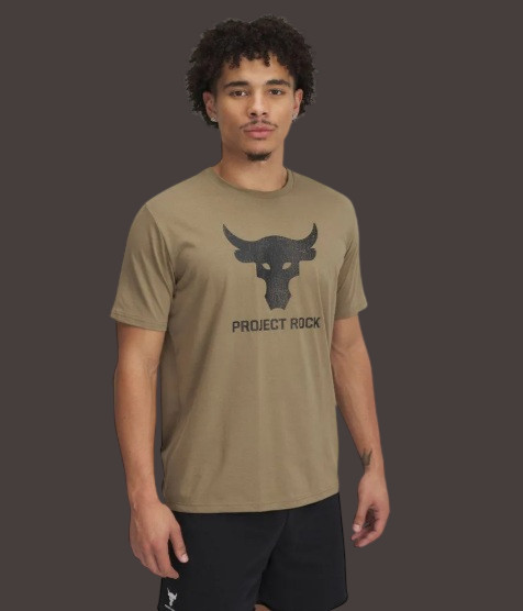 Under Armour Project Rock Brahma Bull Short Sleeve T-Shirt Men’s Sz M/L /XL /2XL