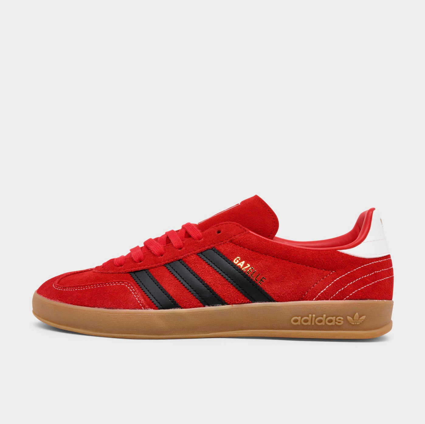 Adidas Originals Gazelle Indoor Casual Red Black White Mens Shoes Sneaker IH9654