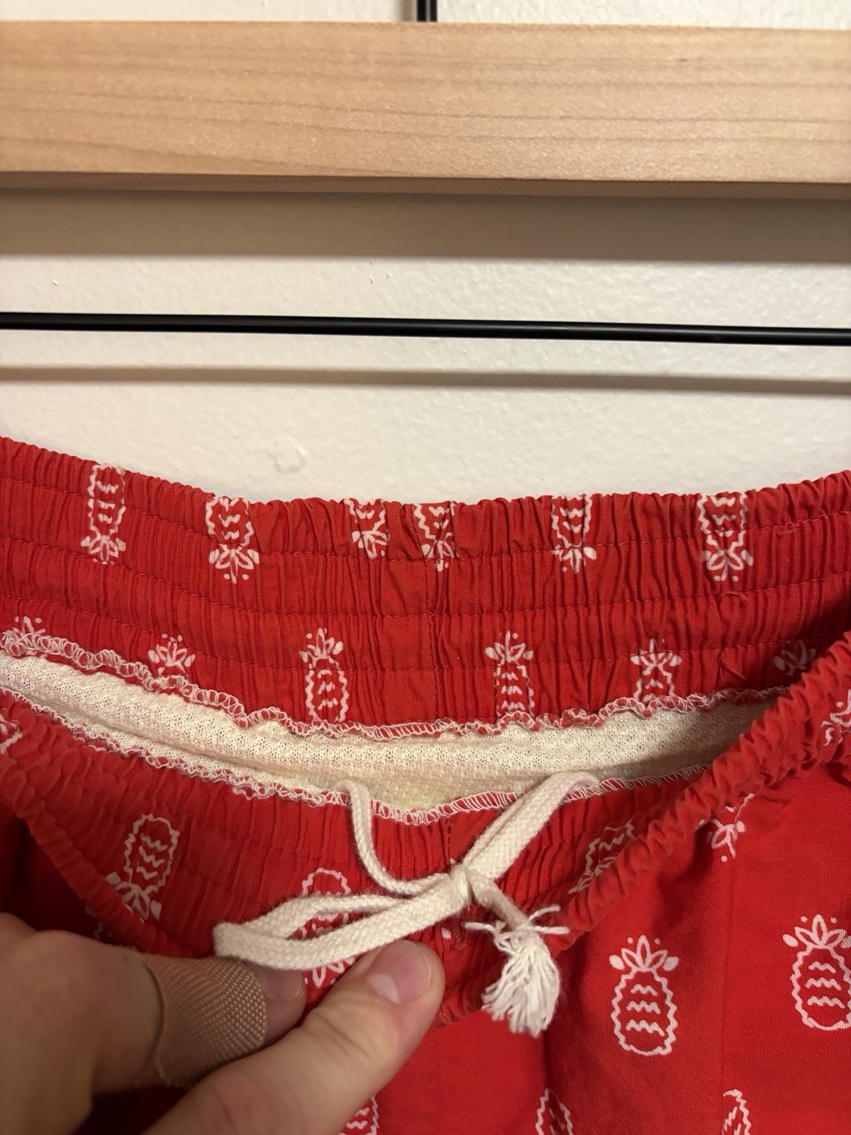 Vintage 1950s Cotton Swim Shorts Men’s Vintage Atomic Geometric Medium