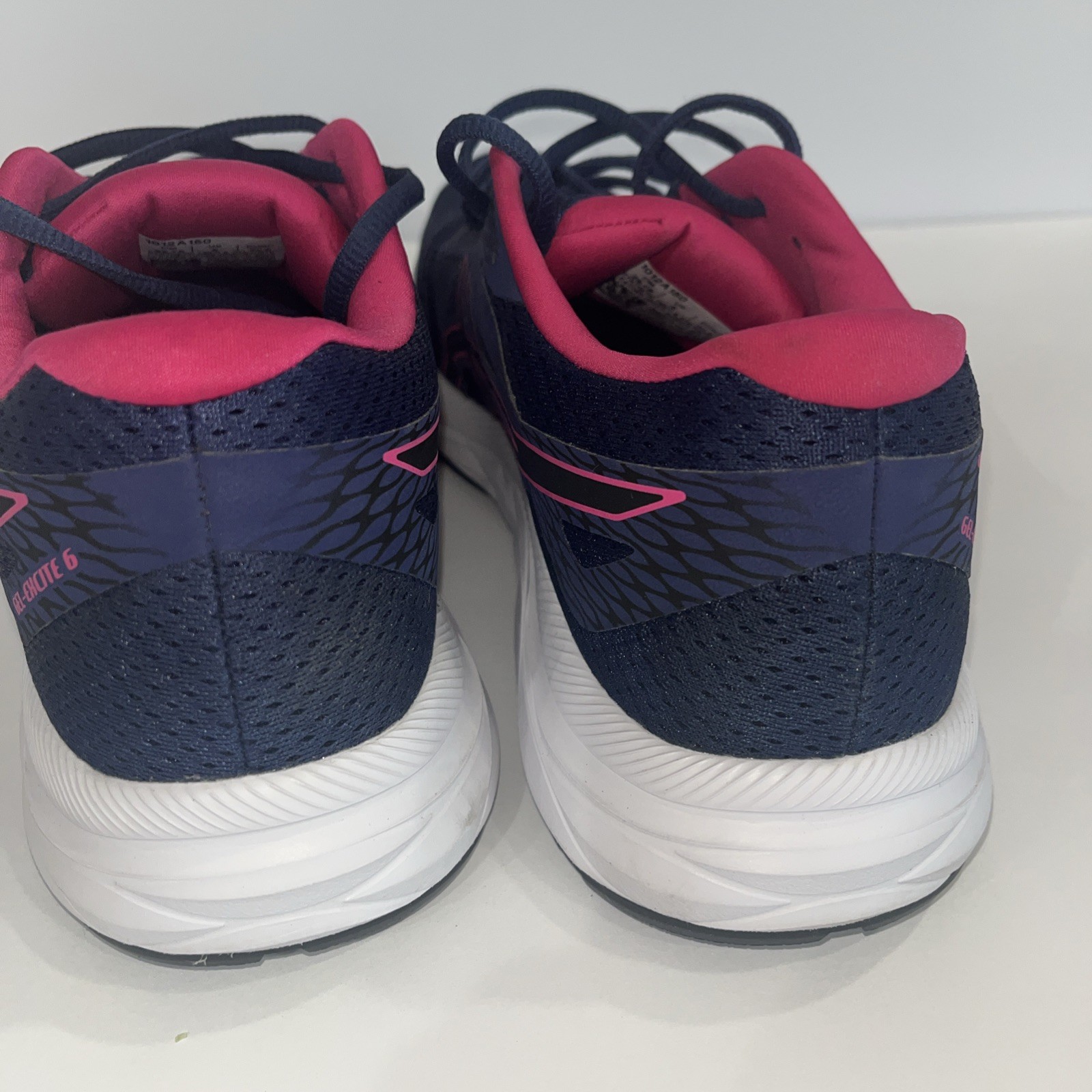Asics Gel Excite 6 Running Shoes Women’s 9 Navy/Pink Sneakers 1012A150