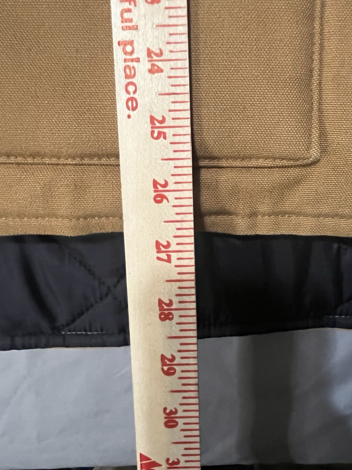 Carhartt Vest Firm Duck Work Quilted Size 5XL -Brown Vintage