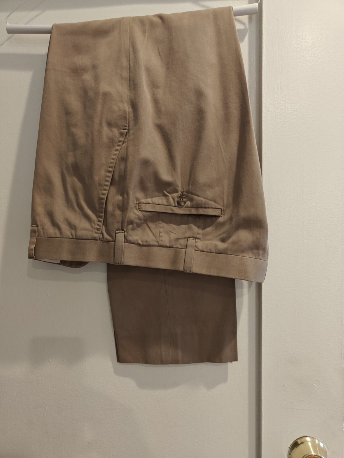 $650 Cesare Attolini cotton Trousers size 34