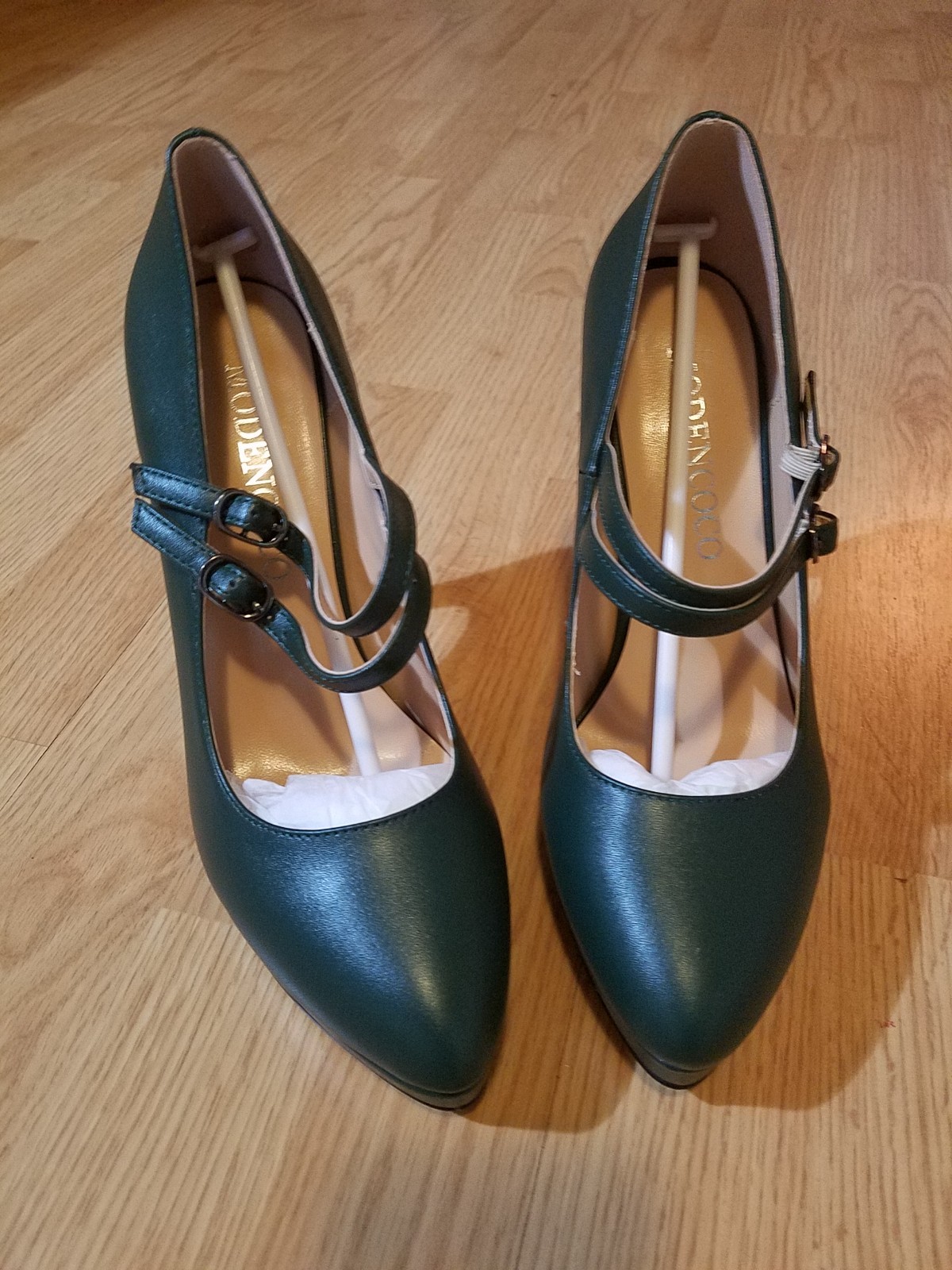 MODENCOCO 8.5 Buckle Stilettos 4.7 inch