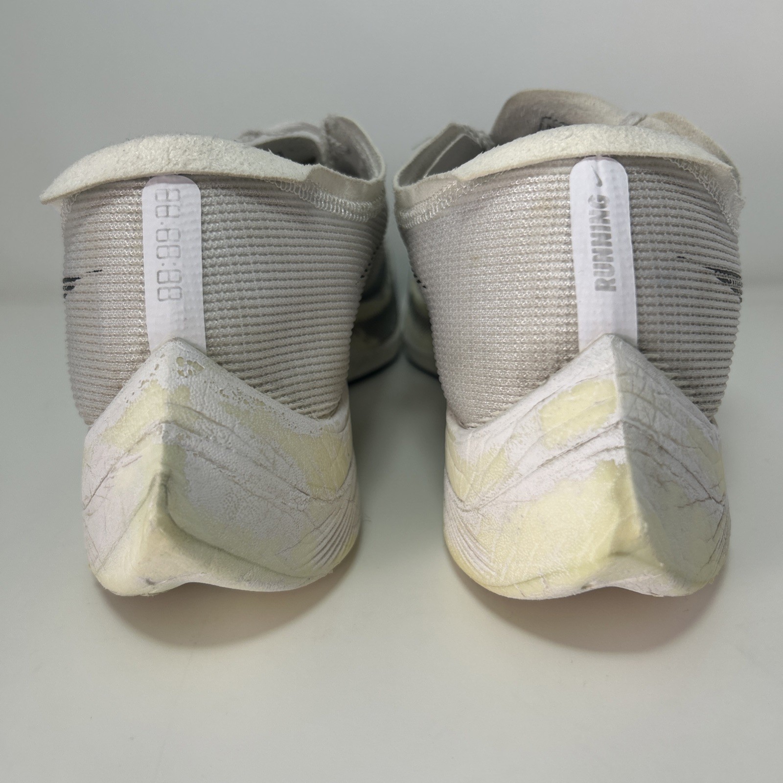 Nike ZoomX Vaporfly NEXT% Running Shoes Mens Size 11 White Racing CU4111-100