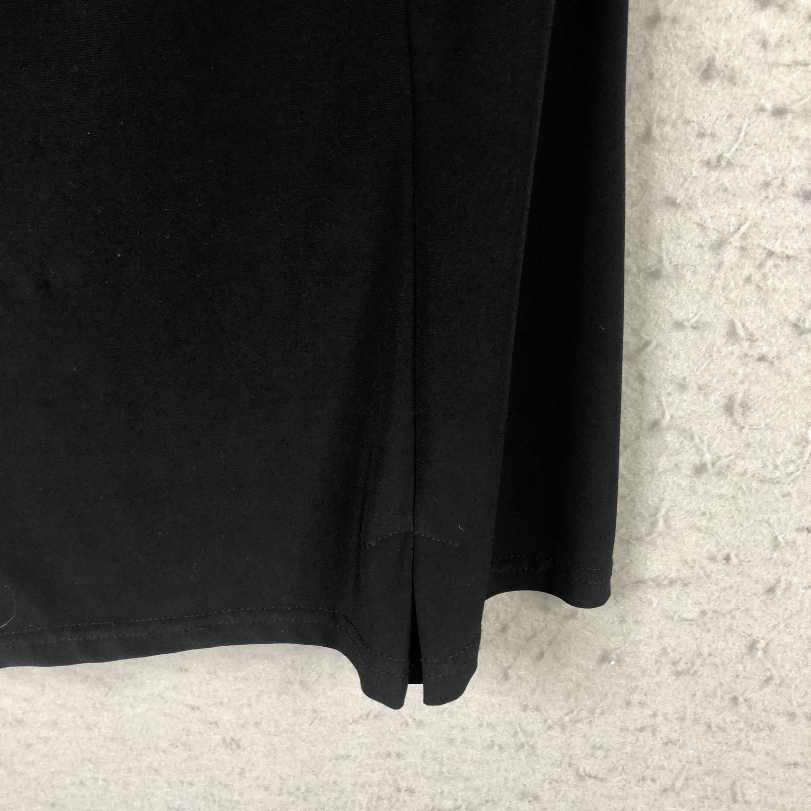 Bali Shirt Womens Medium Black Square Neck Mesh Puff Sleeve Whimsigoth Feminine