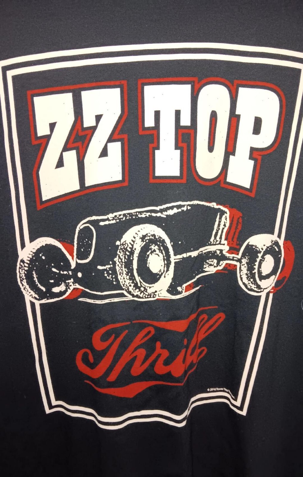 ZZ Top Thrill concert tour cd lp T Shirt XL