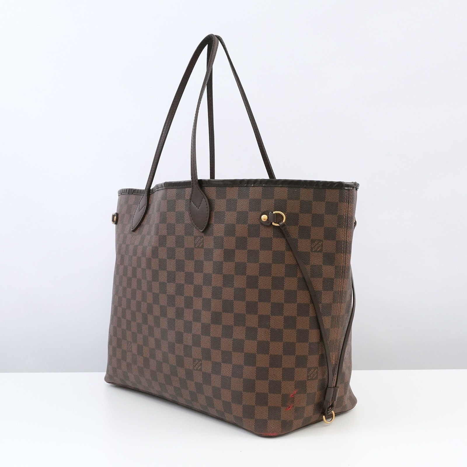 LOUIS VUITTON LV Damier Ebene Neverfull GM N51106 Tote Bag TJ0162 Auth #56818A