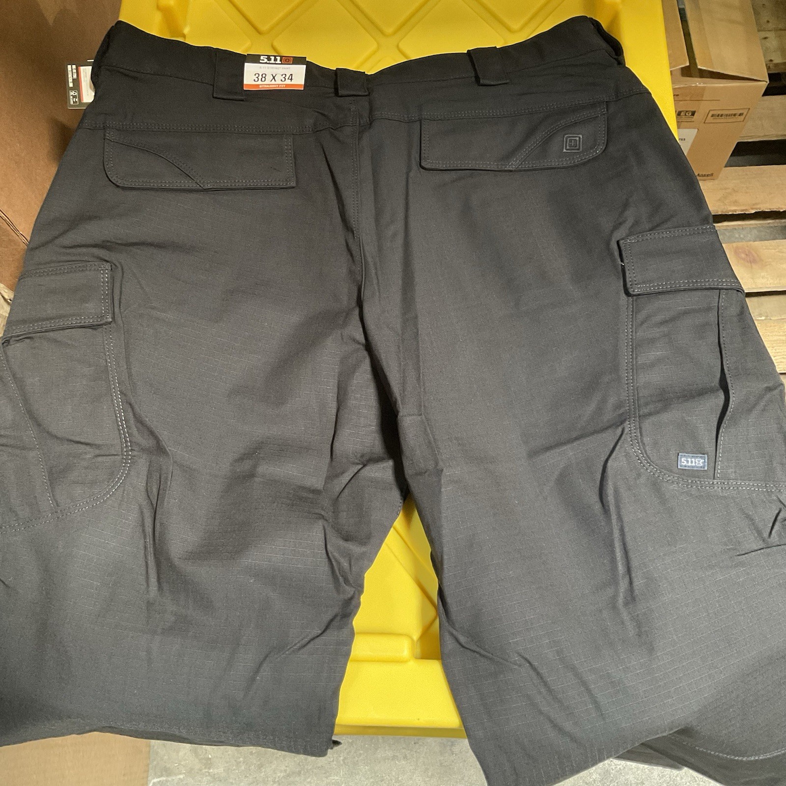 5.11 TACTICAL 74369 Tactical Pants 38×34 Straight Fit Black