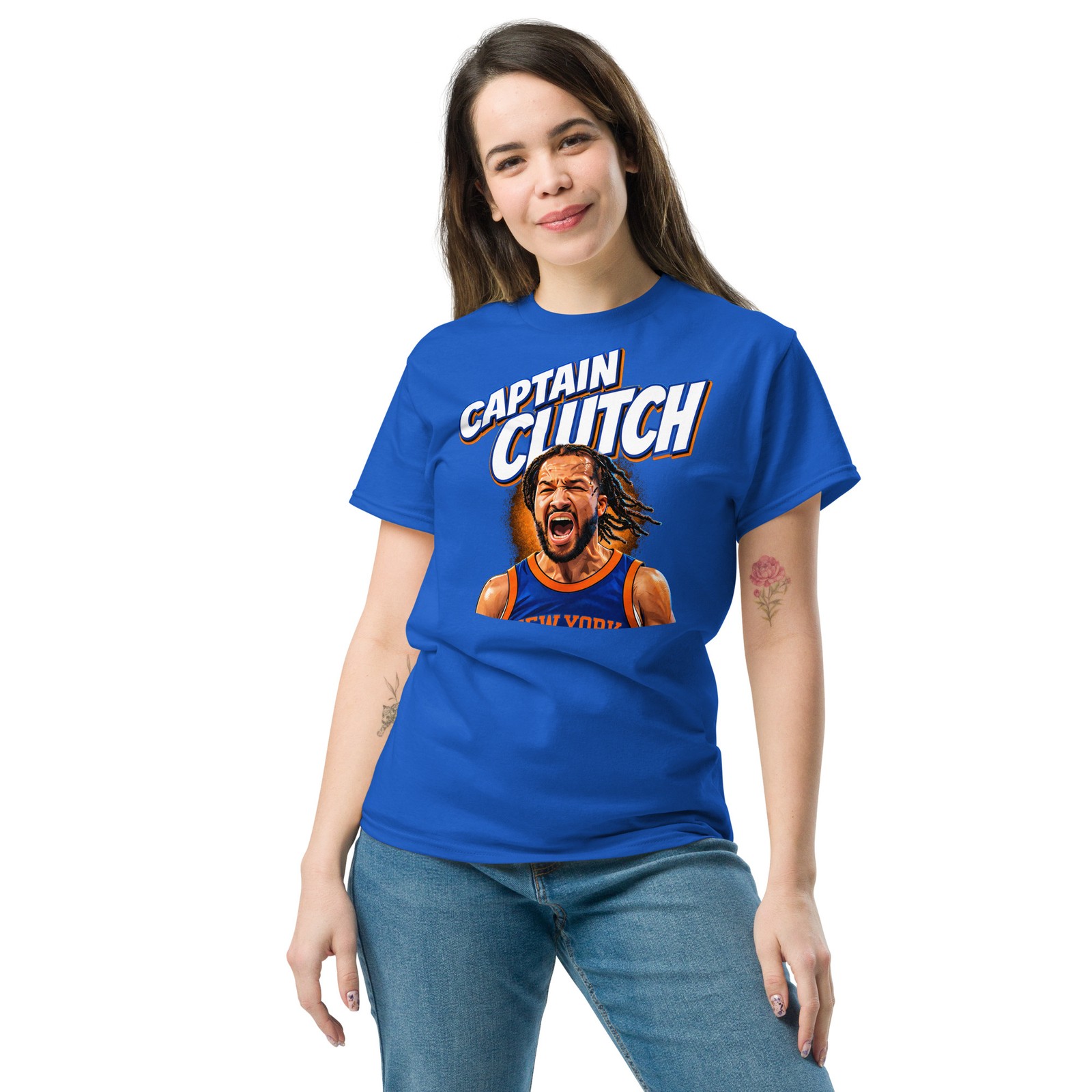 Brunson Shirt Captain Clutch New York Basketball Tee Playoffs Gear
