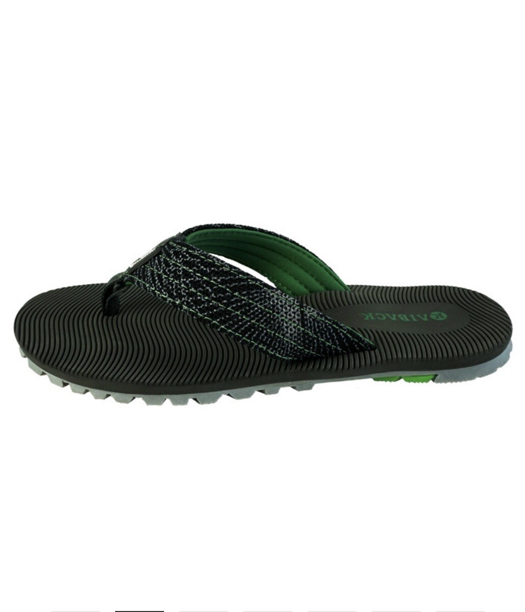 Kaiback Wave Sport Men’s Flip Flop Sandals with Tough Tread Size 8 Green NWT