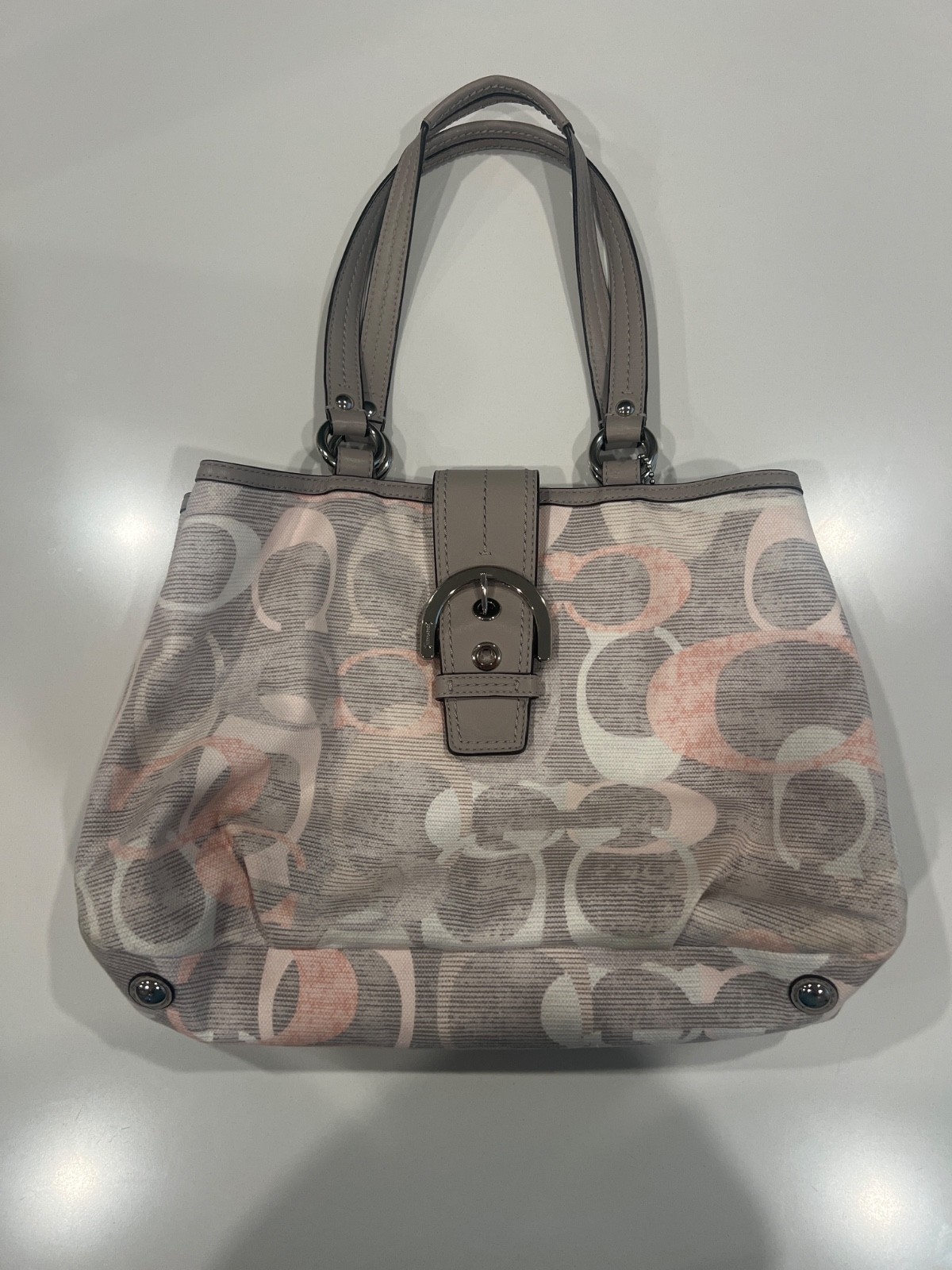 COACH SOHO OPTIC SHOULDER BAG MULTICOLOR EXTERIOR EXCELLENT CONDITION!