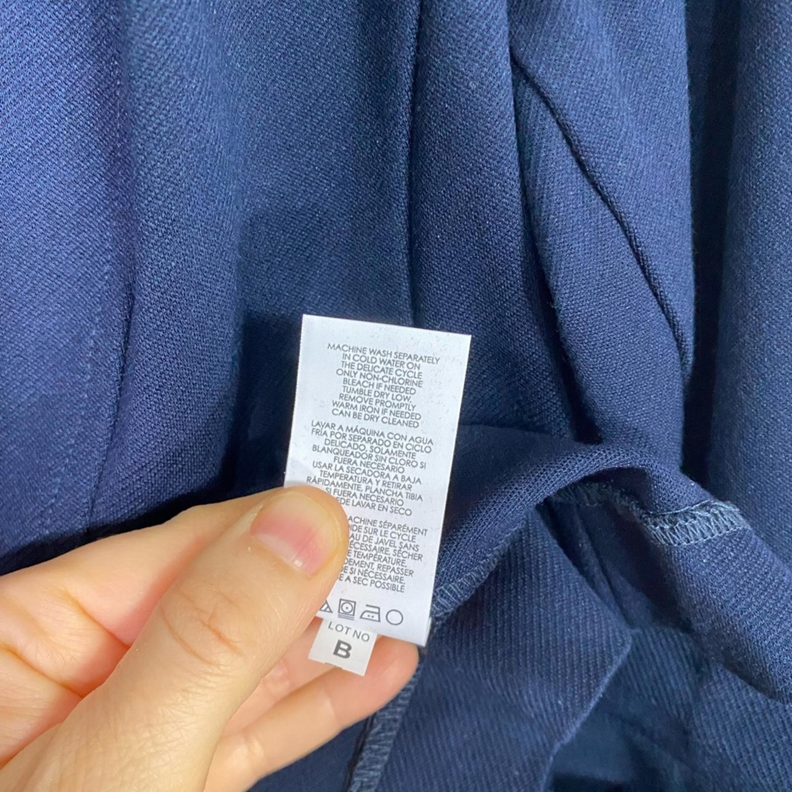 CAbi #5093 Lido Navy 3 Button Front Jacket Womens Size Medium with Pockets