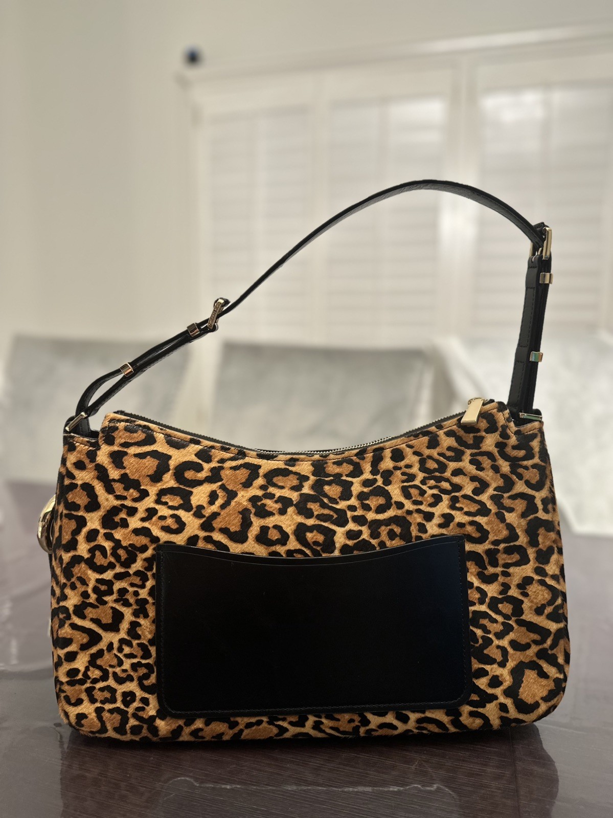 MICHAEL KORS NOLITA 30F5GY5M2H MARIGOLD MD TZ CONV SHLDR HAIRCALF