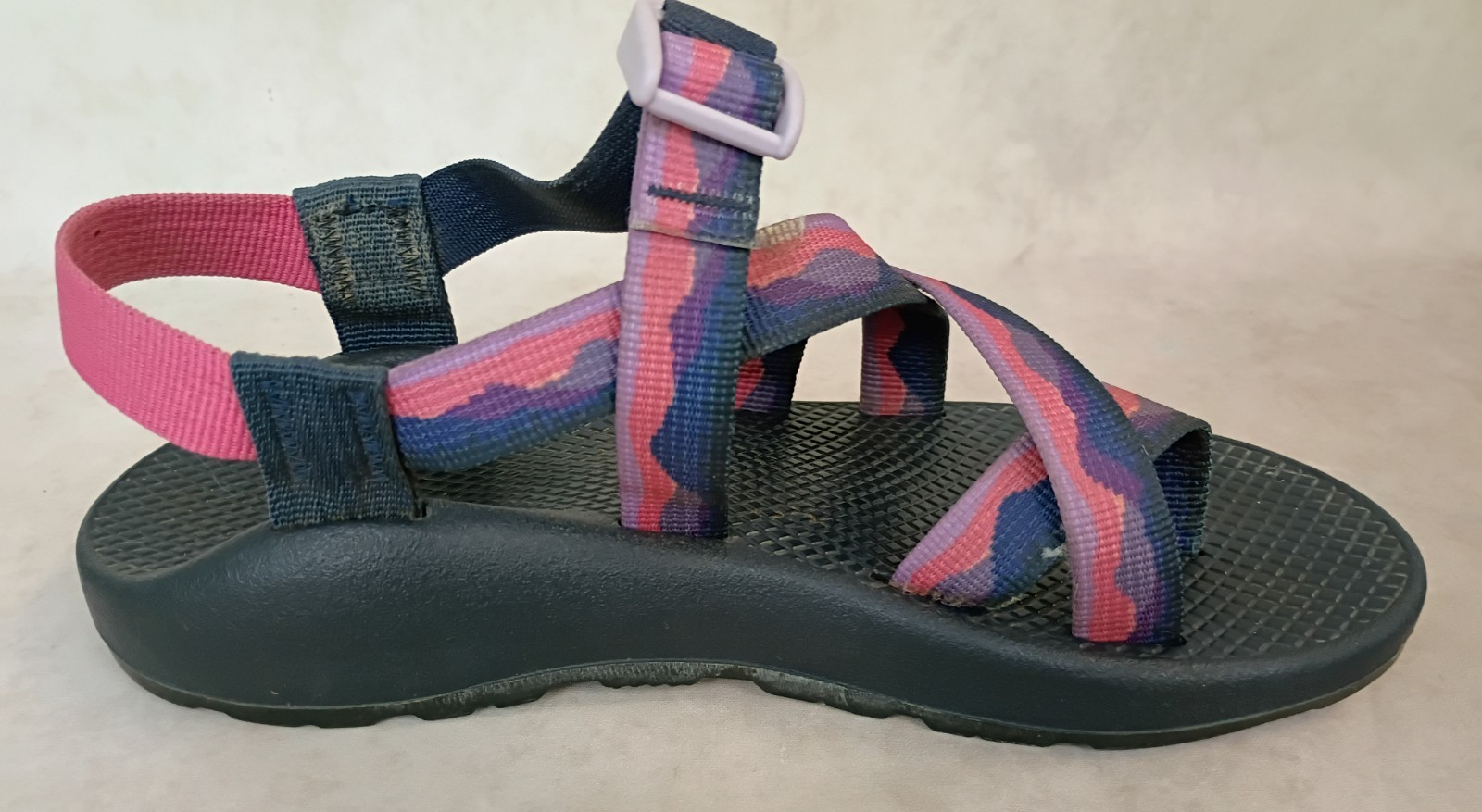 ChacoLove + One Adjustable Sandals Pink Purple W 7 EUC