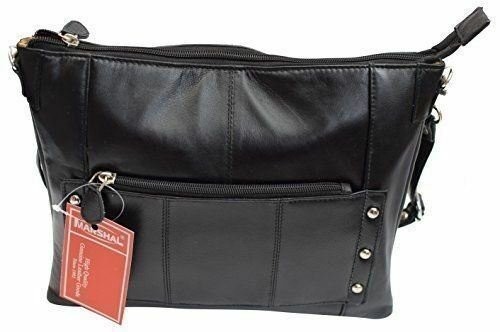 Women’s Genuine Leather Stylish Evening Shoulder Purse Bag W/Adjustable Strap