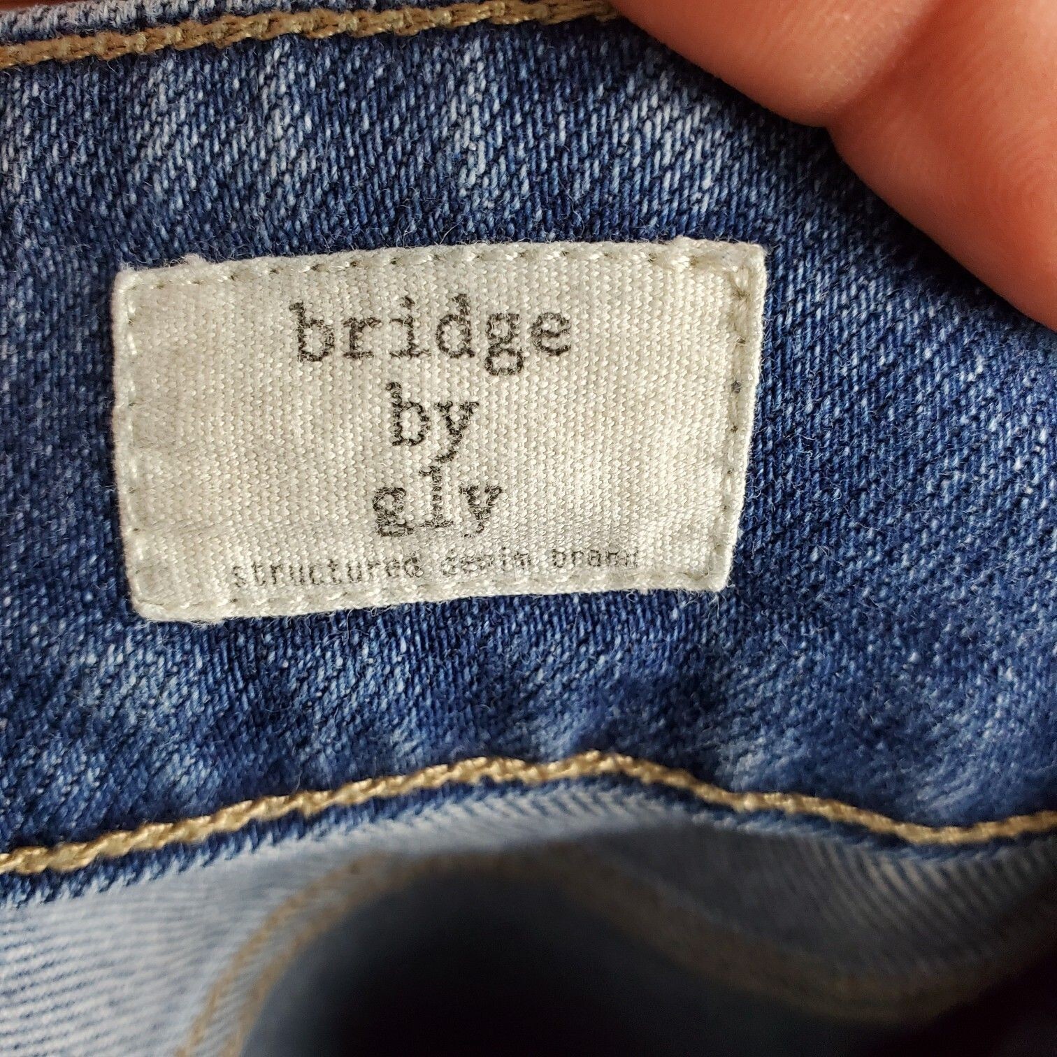 Bridge By Gly Jeans Womens 26 Slim Fit Skinny High Rise Ankle Mid Wash Denim