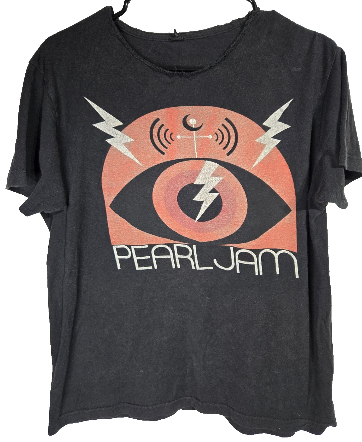 Vintage Pearl Jam T-Shirt Mens Size Medium Distressed Collar 90’s Grunge Rock