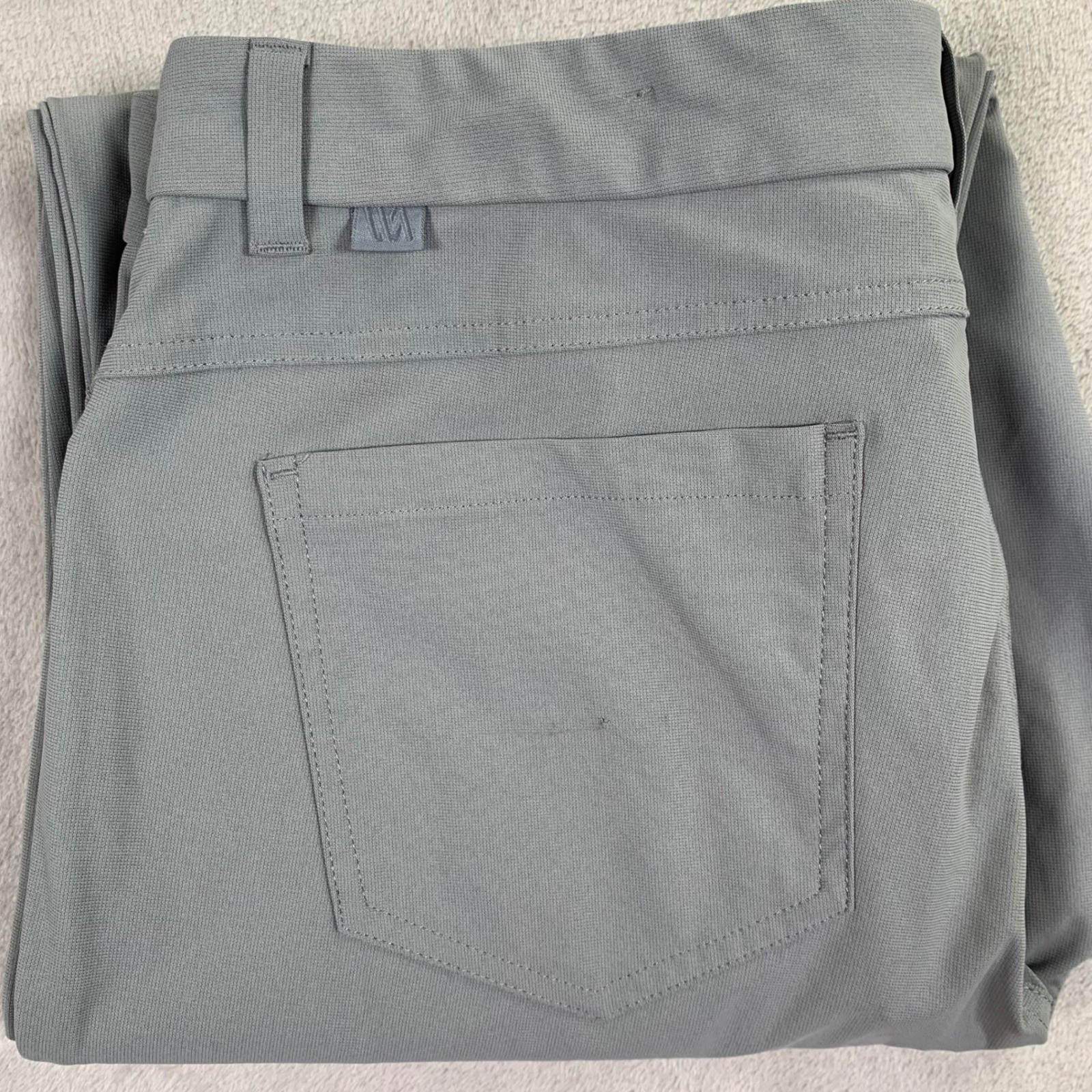 VRST Limitless 5-Pocket Slim Fit Pants Mens 34×30 Grey Technical Stretch Trouser