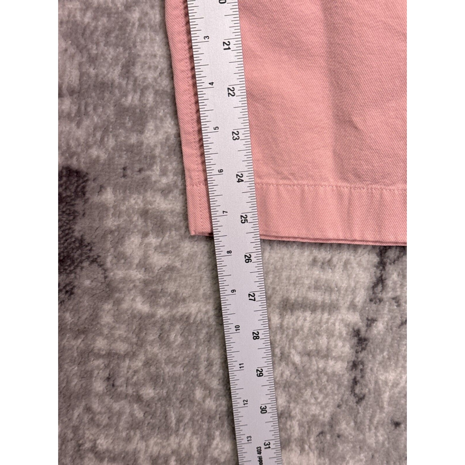 Vince Pants 6 Womens Washed Cotton Twill Blush Pink Relax Crop