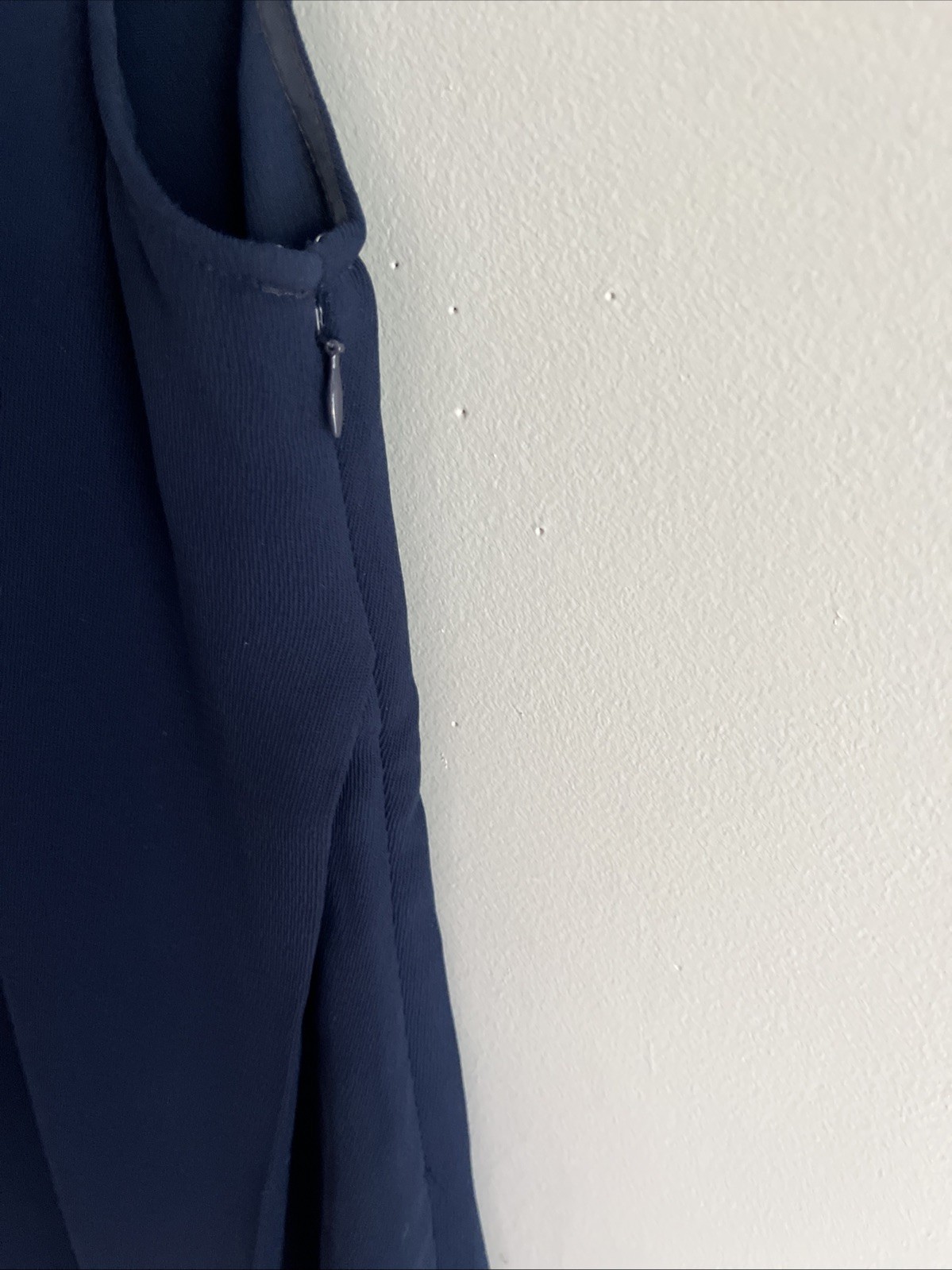 J. Crew Navy Sleeveless Dress Size 8 V-Neck Perfect For Any Season