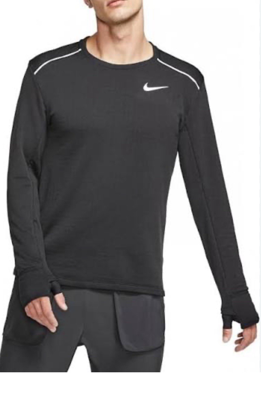 Nike Therma Sphere Element 3.0 Mens L Black Long Sleeved Running Top BV4707-010