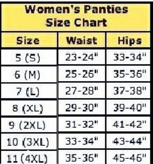 LOT 6 Women Plain Bikini Rose Love SATIN Panty Underwear S/M/L/XL/2X/3X/4X 3123